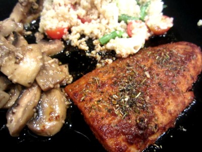 blackened fish